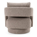 Divani Casa Johnny - Modern Brown Fabric Accent Chair