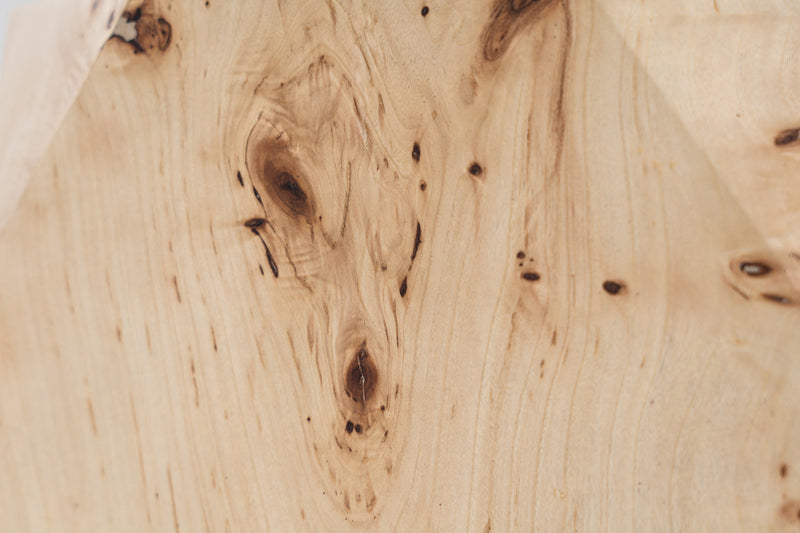 Modrest July - Modern Mapa Burl Round End Table