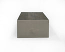Modrest June - Modern Dark Grey Concrete & Walnut Coffee Table