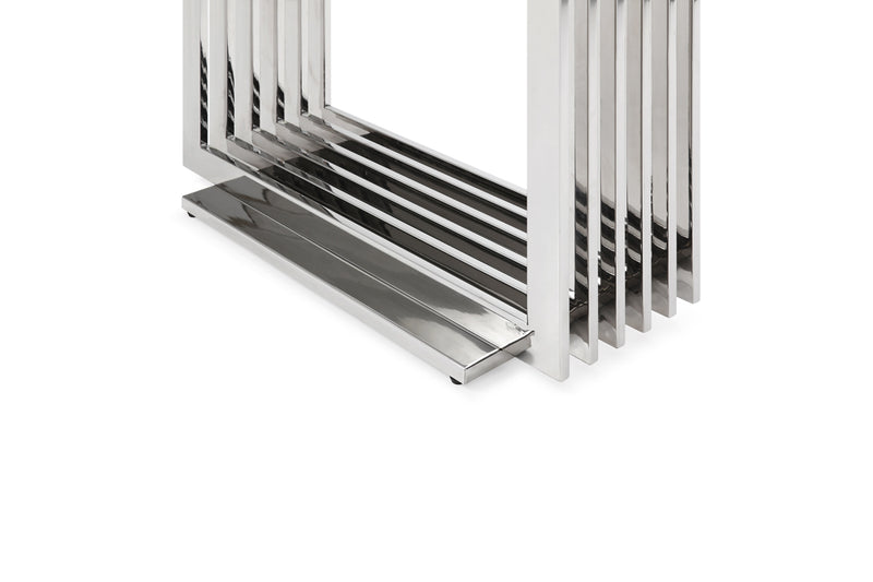 Modrest Kingsley Modern Marble & Stainless Steel Console Table