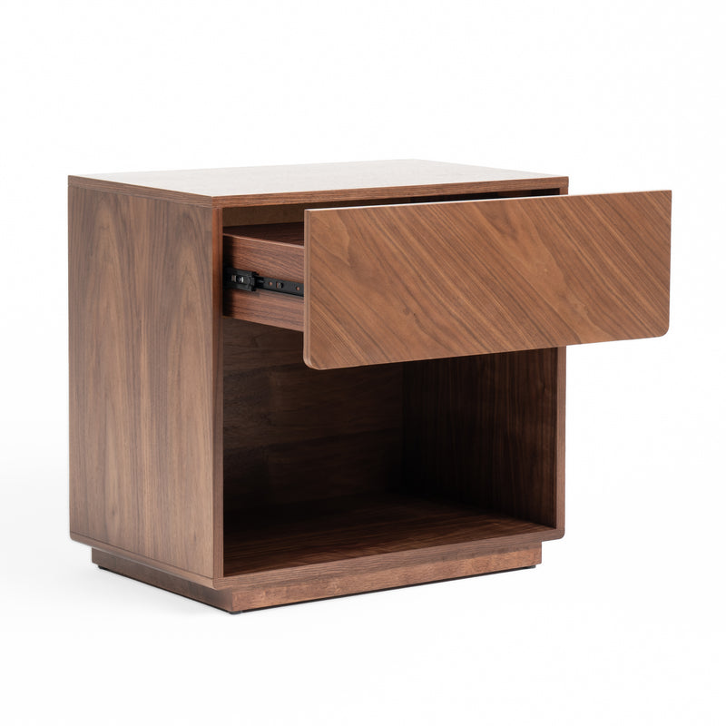 Nova Domus Kamela- Modern Walnut Nightstand