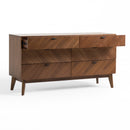Nova Domus Kamela- Modern Walnut Dresser