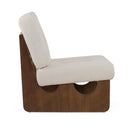 Modrest Kaylie - Contemporary Off White Accent Chair