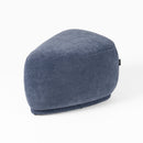 Divani Casa Kinsey - Modern Blue Small River Rock Ottoman
