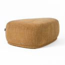 Divani Casa Kinsey - Modern Mustard Large River Rock Ottoman
