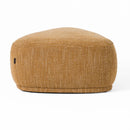 Divani Casa Kinsey - Modern Mustard Large River Rock Ottoman