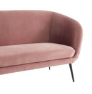 Divani Casa Koeing - Modern Coral Fabric Sofa