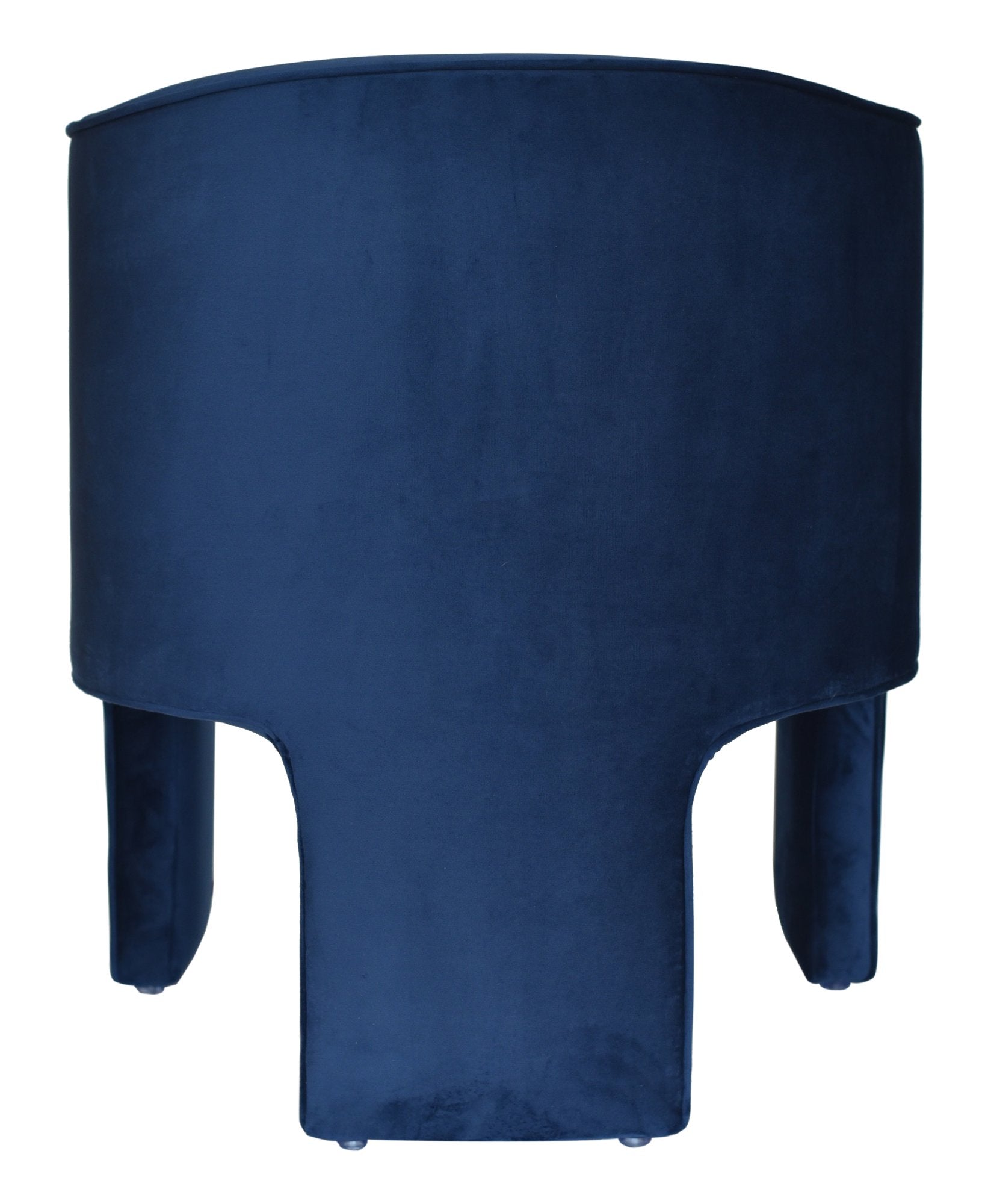 Modrest Kyle - Modern Blue Velvet Accent Chair