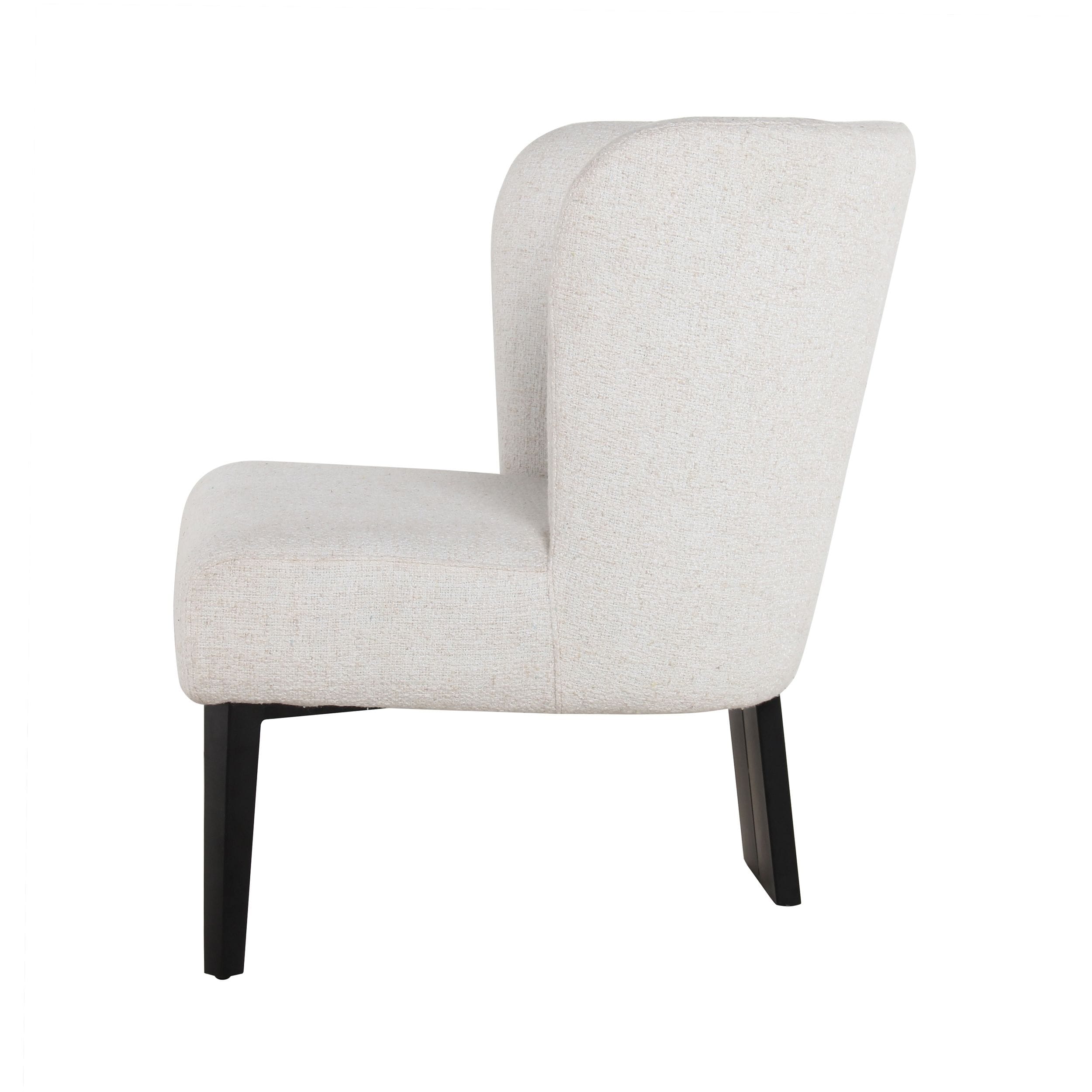 Divani Casa Ladean - Modern White Accent Chair