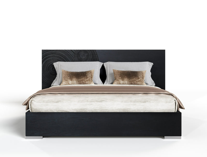 Lamod Cirque - Modern Black Ash Bed