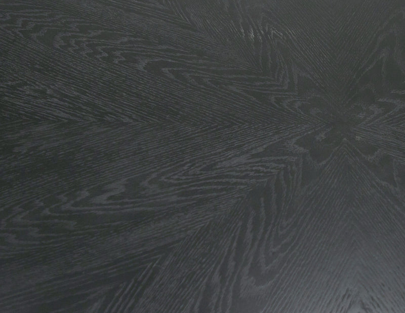 Modrest -  Lander Modern Mid Century Black Oak Round Dining Table