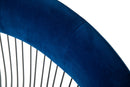 Modrest Lauren - Blue Velvet and Stainless Steel Dining Chair