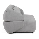 Divani Casa Lerner - Modern Light Grey Fabric Sofa Bed