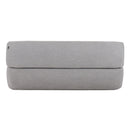 Divani Casa Lerner - Modern Light Grey Fabric Sofa Bed