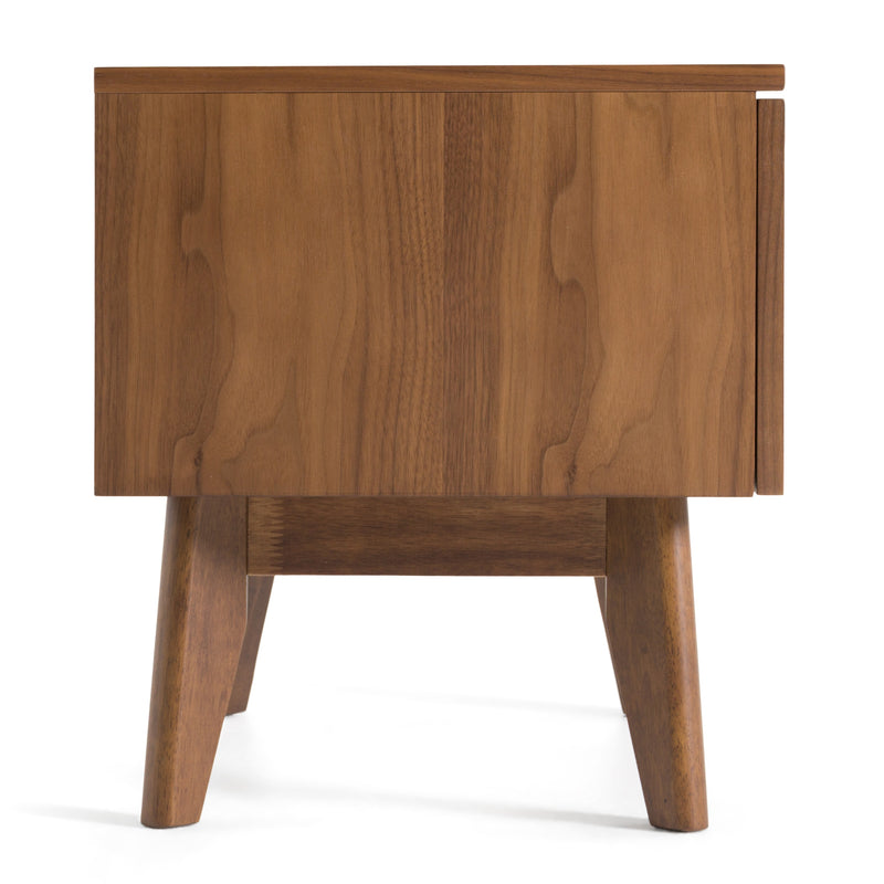 Modrest Lewis Mid-Century Modern Walnut Nightstand