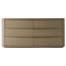 Modrest Lois - Modern Beige Shagreen + Brass Dresser