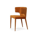 Modrest Lucero - Modern Orange Velvet Dining Armchair