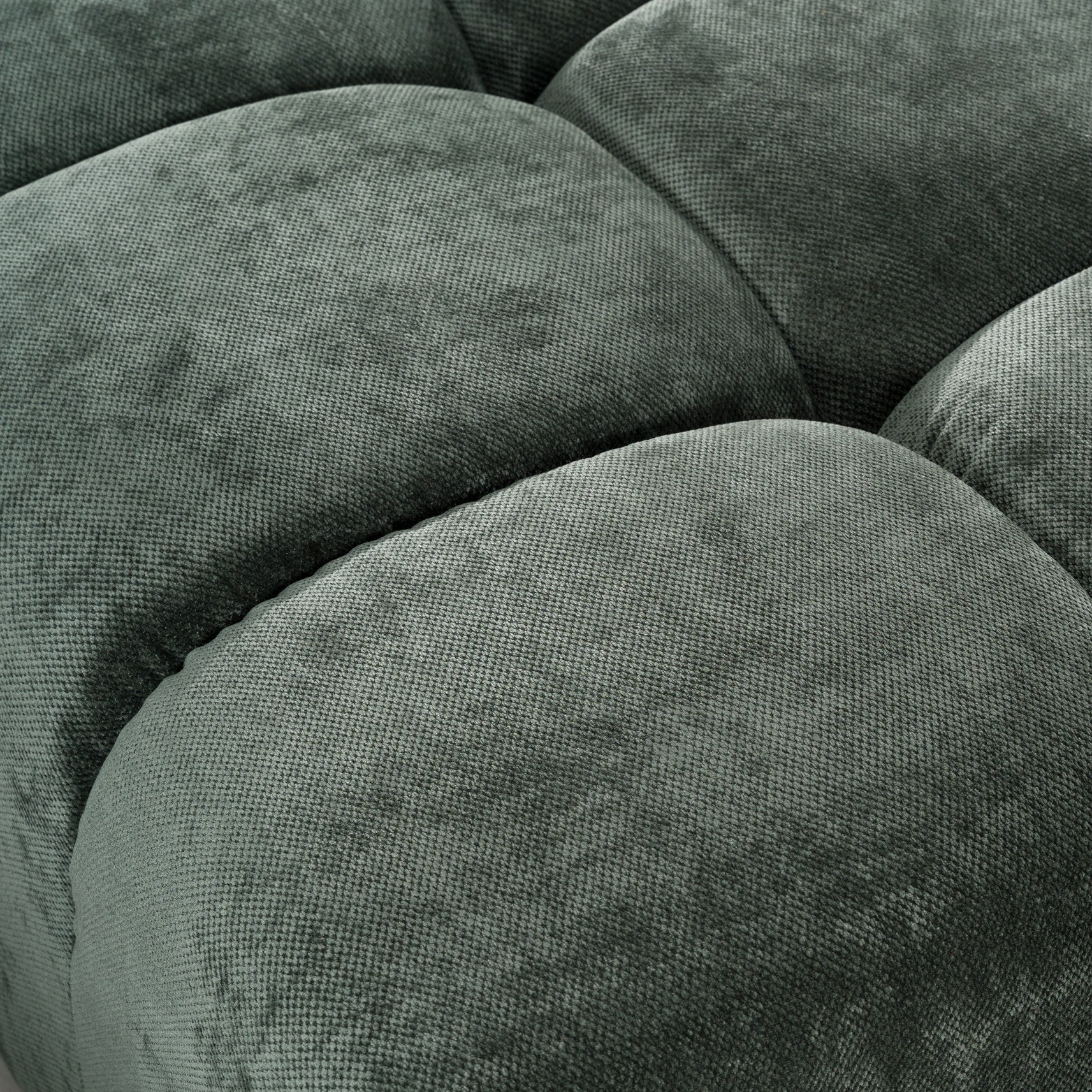 Divani Casa Ludwig - Modern Dark Green Fabric Modular Sectional