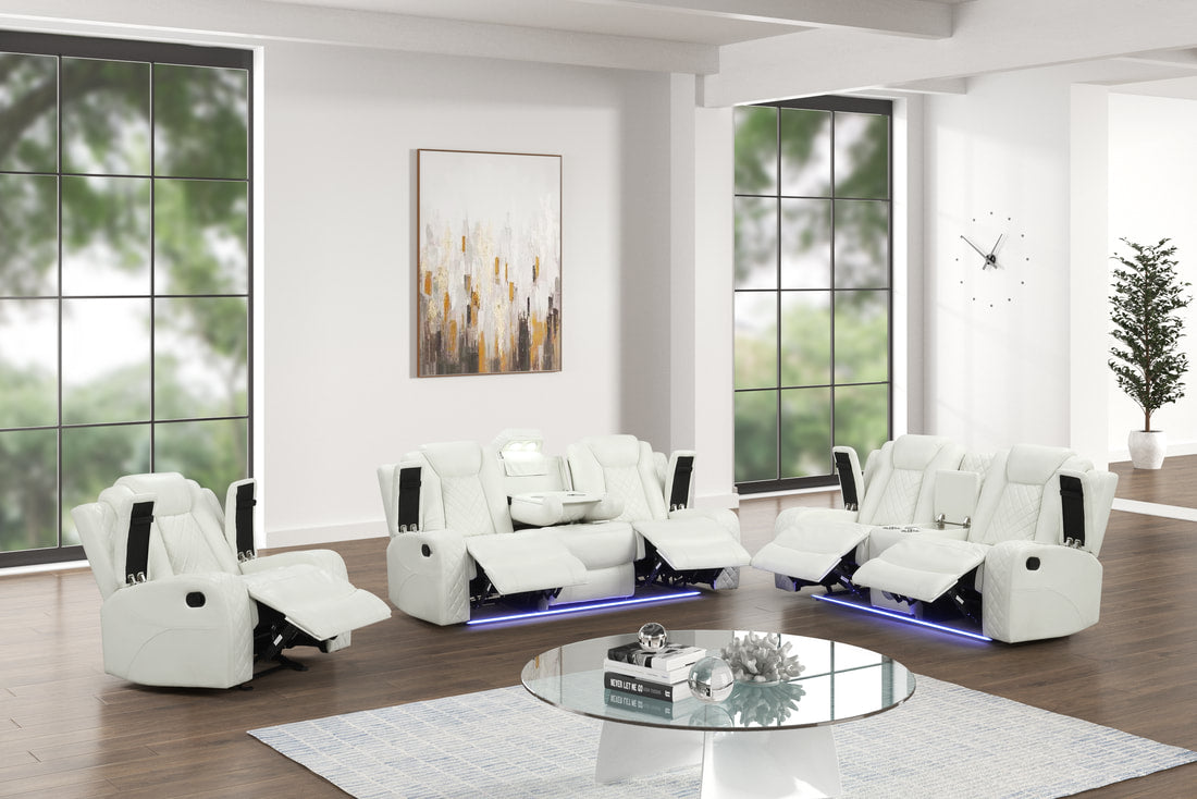 Luz 3PC Reclining Set – FREE TV or Area Rug!