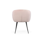 Modrest Luzerne - Modern Pink Velvet Dining Chair