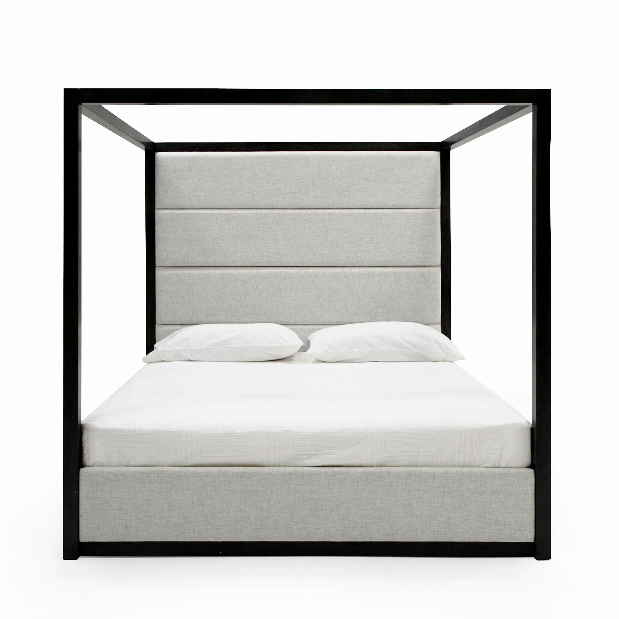 Modrest Manhattan - Contemporary Canopy Grey Bed