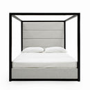 Modrest Manhattan- Contemporary Canopy Grey Bedroom Set