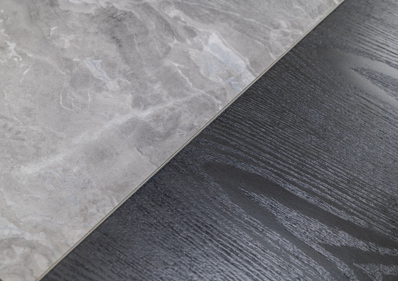 Nova Domus Maranello - Modern Grey Wash & Faux Marble Dresser