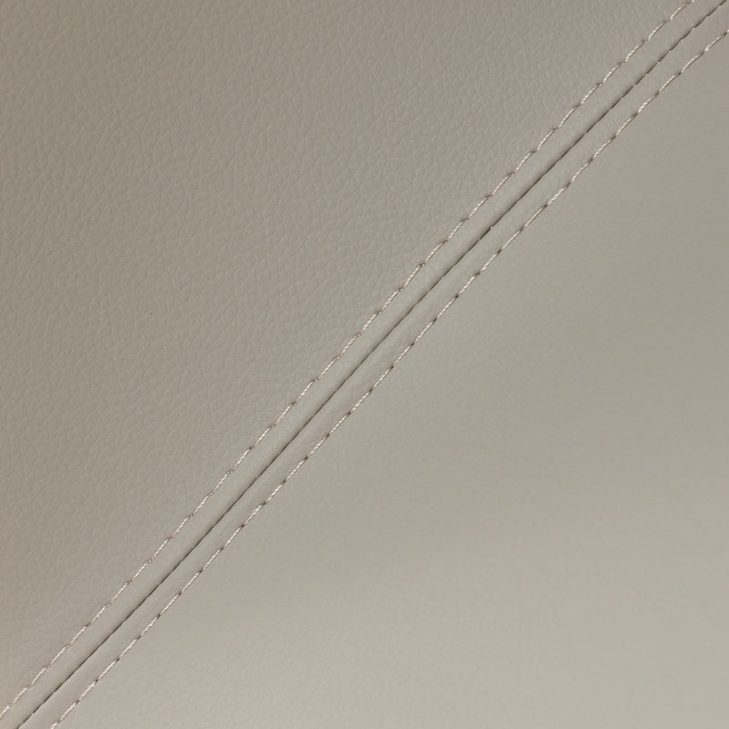 Modrest Marcus - Modern Light Grey Vegan Leather Dining Chair (Set of 2)