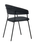 Modrest Marlynn - Modern Dark Grey Dining Chair Set of 2