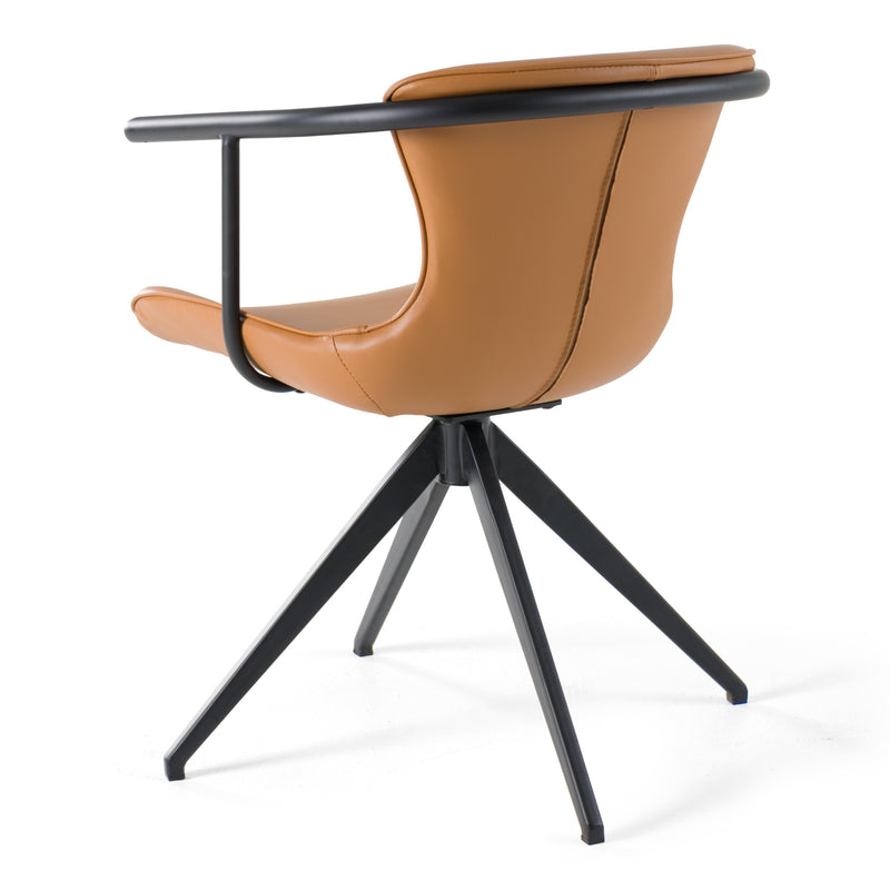 Modrest Maureen - Modern Camel & Black Dining Chair