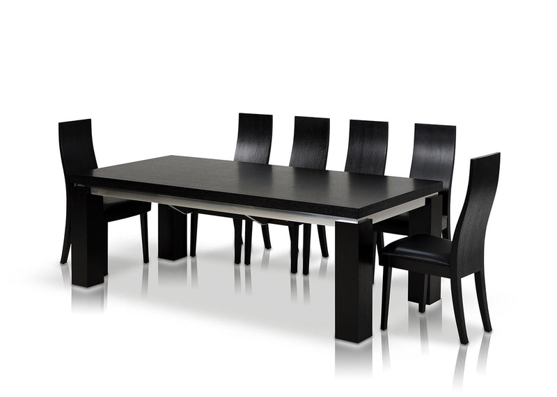 Maxi Modern Dark Oak Extendable Dining table