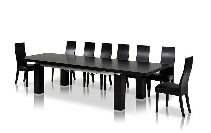 Maxi Modern Dark Oak Extendable Dining table