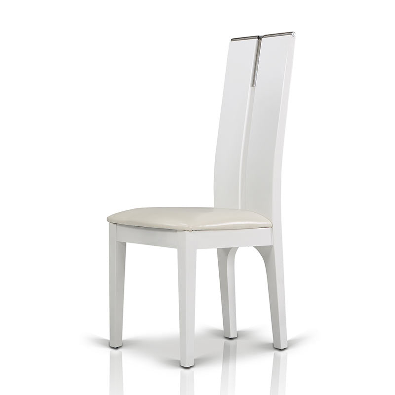 Maxi - White Gloss Chair (Set of 2)