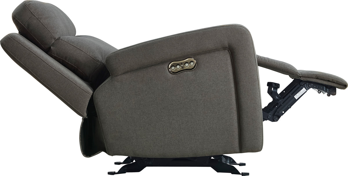 Divani Casa Shaw Modern Grey Fabric Recliner Chair