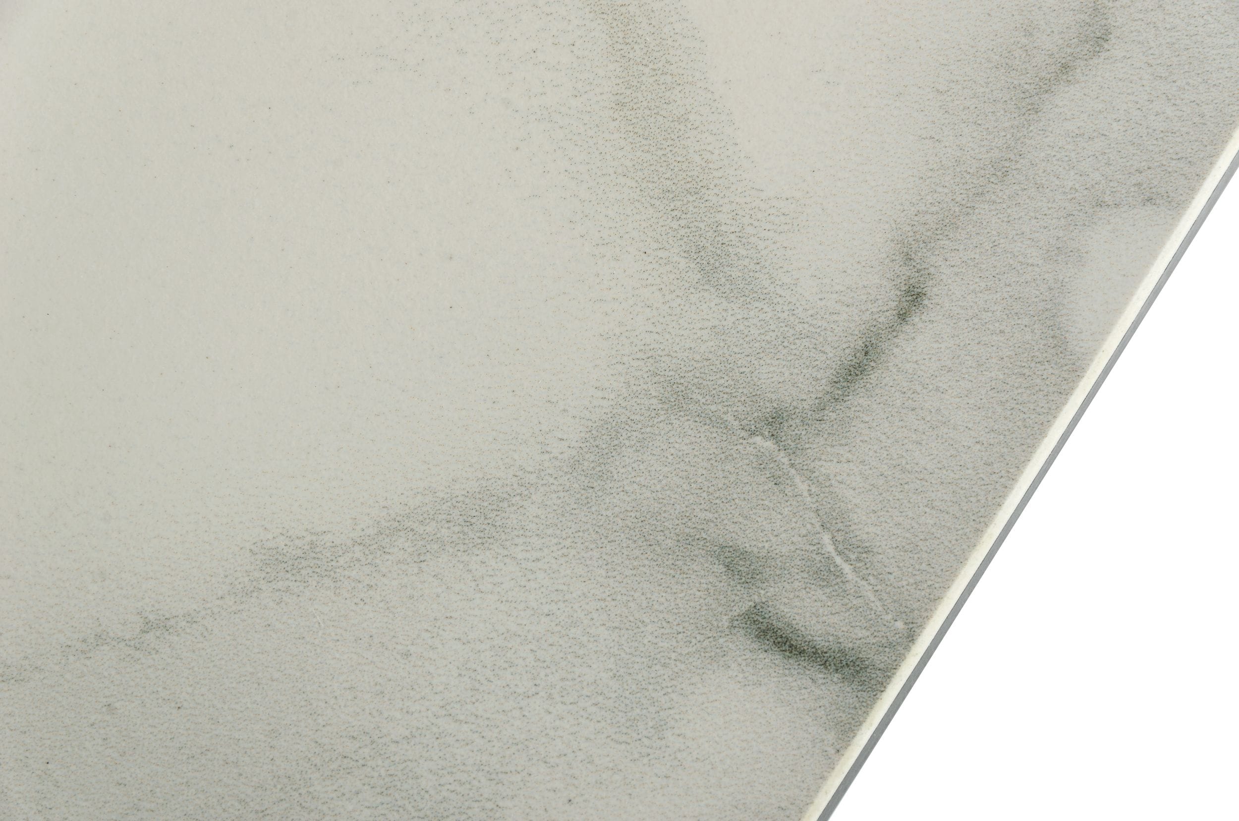 Modrest Melanie - Modern White Ceramic & Brushed Brown Dining Table