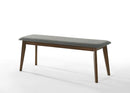 Modrest Castillo - Modern Walnut Dining Bench
