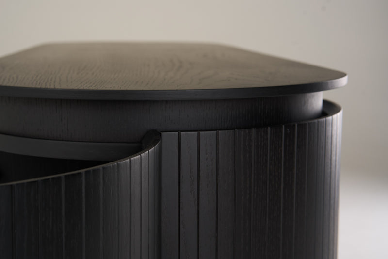 Modrest Miami - Modern Black Oak Buffet