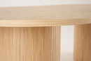 Modrest Miami - Modern Natural Oak Oval Dining Table
