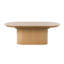 Modrest Milan Modern Natural Oak Dining Table With Extension