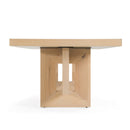 Modrest Mineola - Modern Natural White Oak Dining Table