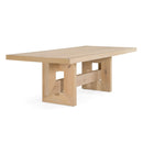 Modrest Mineola - Modern Natural White Oak Dining Table