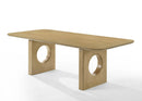 Modrest Oshana - Modern White Oak Dining Set
