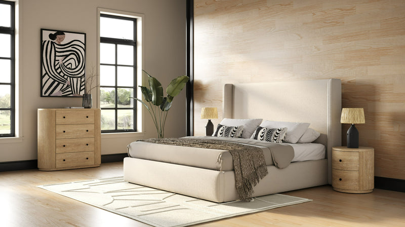 Modrest Jacobson - Modern Natural Acacia Nightstand