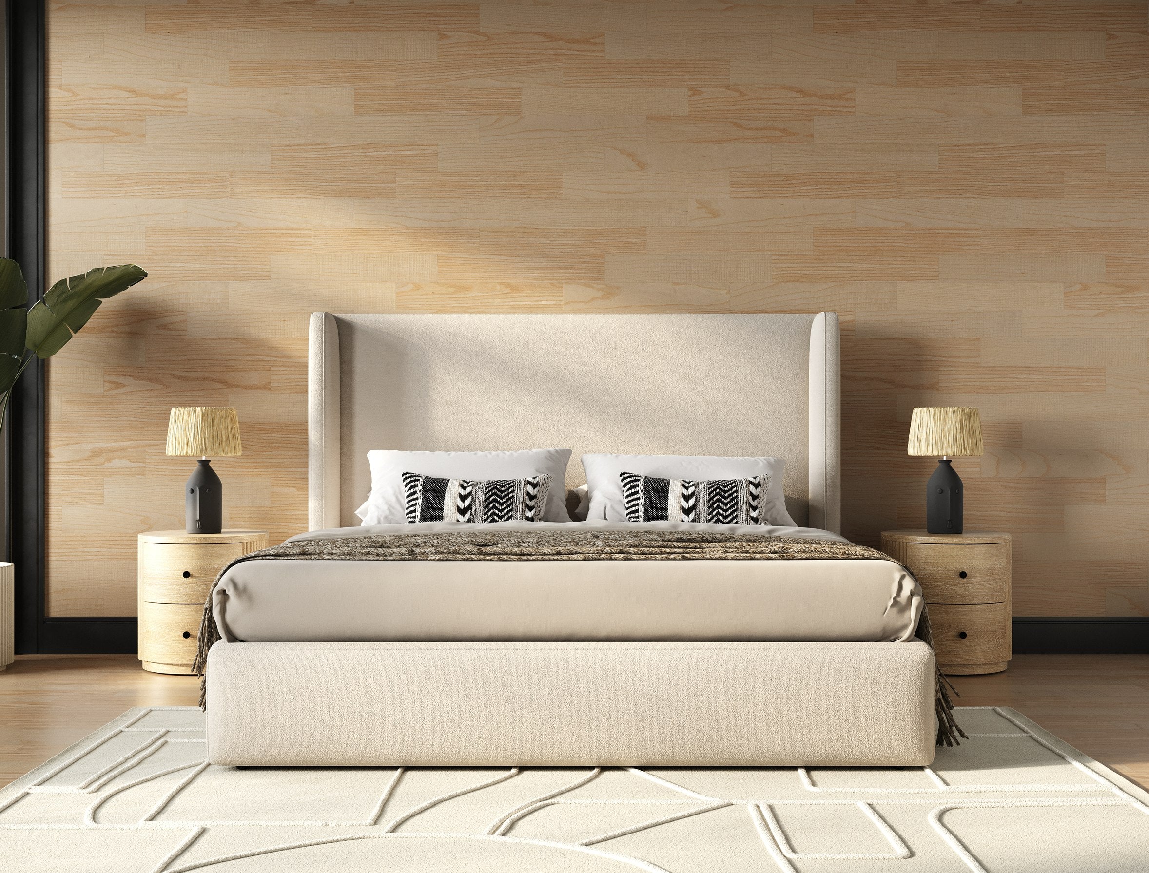 Modrest Jacobson - Modern Natural Acacia Nightstand
