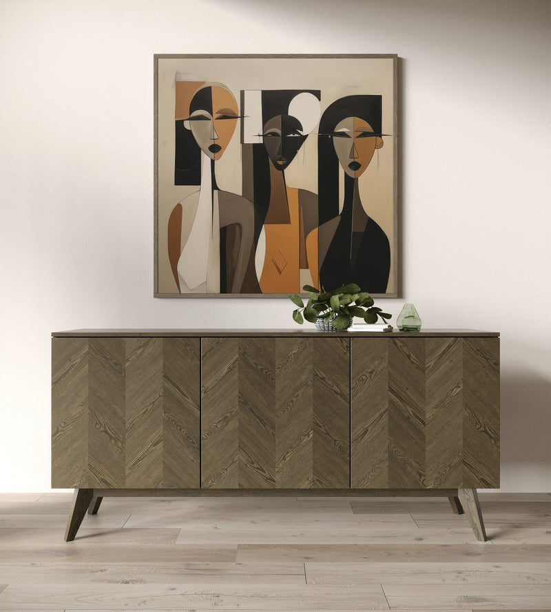 Modrest Costello - Mid-Century Modern Wenge Buffet