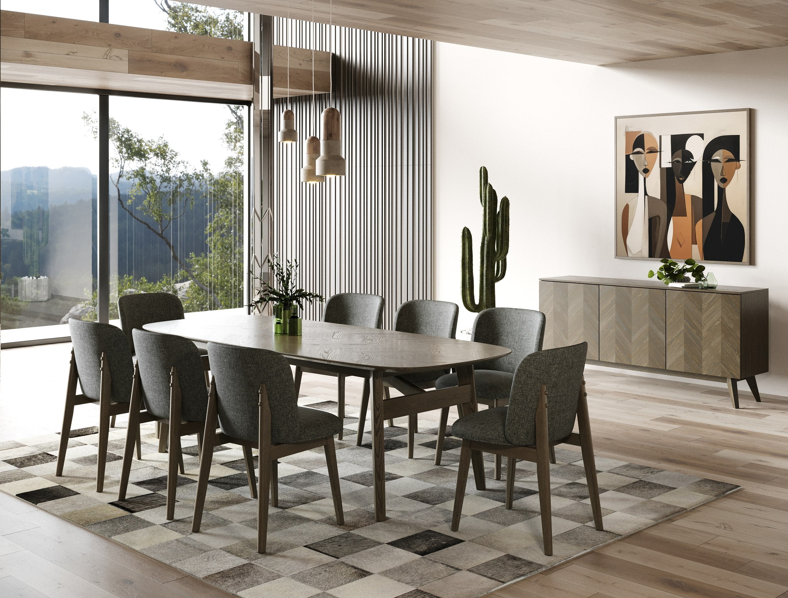 Modrest Costello - Mid-Century Modern Wenge Buffet
