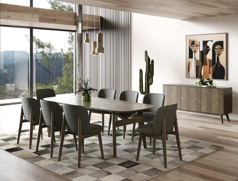Modrest Costello - Mid-Century Modern Wenge Dining Table