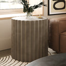 Modrest Evadale - Modern Grey Concrete End Table