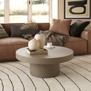 Modrest Morley - Modern Round Concrete Coffee Table