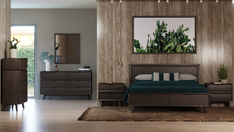 Modrest Roger - Mid-century Acacia Mirror